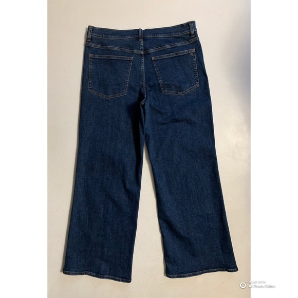 Madewell The Wide-Leg Jean in Patterson Wash Size 32 FLAW - Picture 8 of 17